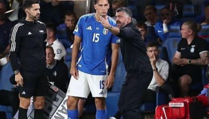 5-0血洗！47岁加图索封神首秀：意大利1场射门40次 一战术连用4次